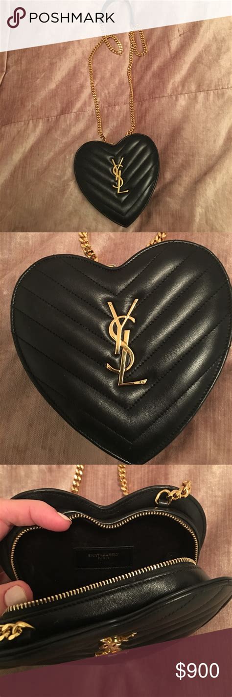 ysl heart purse|ysl heart shaped bag.